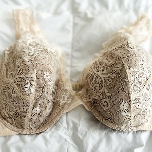 NWOT ThirdLove 24/7 Lace Contour Plunge Bra 40D